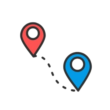 click mobile route icon